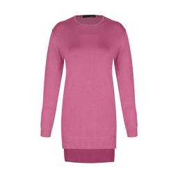 تونیک بافت زنانه تولید پاتن جامه می باشد - قد پشت کار بلند تر از قد جلوی کار می باشد - بافت با تراکم