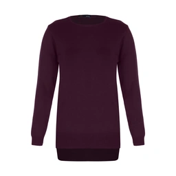 تونیک بافت زنانه تولید پاتن جامه می باشد - قد پشت کار بلند تر از قد جلوی کار می باشد - بافت با تراکم