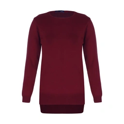 تونیک بافت زنانه تولید پاتن جامه می باشد - قد پشت کار بلند تر از قد جلوی کار می باشد - بافت با تراکم