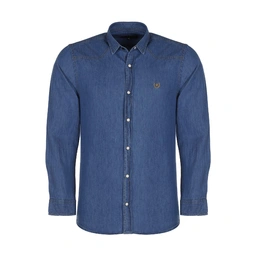 پیراهن جین مردانه تولید پاتن جامه می باشد. جنس پیراهن صد در صد جین (پنبه) می باشد. جین بدون کش رنگ آ