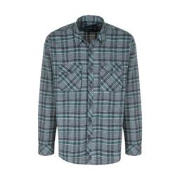 پیراهن آستین بلند سایز بزرگ مردانه مدل پشمی چهارخانه. پیراهن پشمی پاتن جامه. 