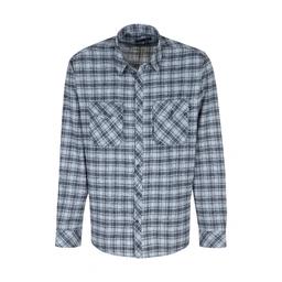 پیراهن آستین بلند طرح چهارخانه پشمی مردانه . پیراهن پشمی پاتن جامه. 