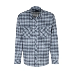 پیراهن آستین بلند طرح چهارخانه پشمی مردانه . پیراهن پشمی پاتن جامه. 