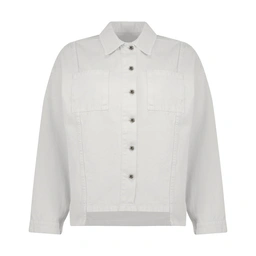 کت کتان زنانه تولید پاتن جامه می باشد. جنس کت صد در صد کتان (پنبه / نخ) می باشد. پارچه نیمه ضخیم قد 