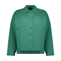 کت کتان زنانه تولید پاتن جامه می باشد. جنس کت صد در صد کتان (پنبه / نخ) می باشد. پارچه نیمه ضخیم قد 