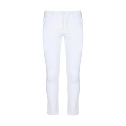 شلوار کتان سفید مردانه پاتن جامه می باشد. جنس شلوار 65 درصد پنبه / 35 درصد پلی استر می باشد. شلوار ک