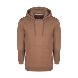 هودی مردانه آستین کشبافت جنس پارچه صد در صد پنبه دورس سه نخ می باشد. داخل هودی براش خورده و گرم می ب