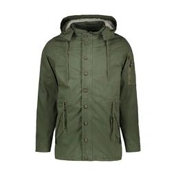 کاپشن کتان مردانه تولید پاتن جامه می باشد. کاپشن از جنس کتان (پنبه) بوده داخل خزدار (رنگ سفید) می با