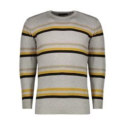 بافت یقه گرد راه راه مردانه تولید پاتن جامه می باشد. جنس بافت اکریلیک / پنبه می باشد. پارچه نیمه سبک