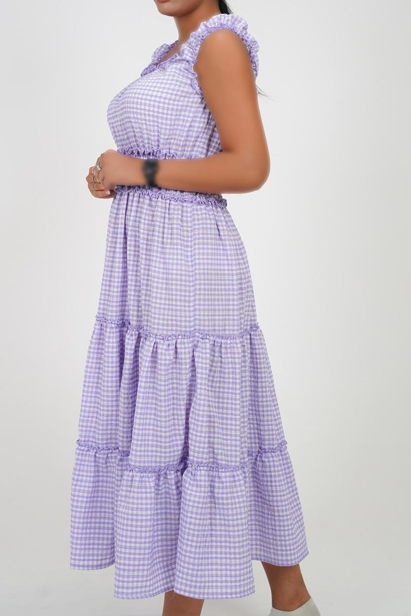 پیراهن بلند نخی زنانه