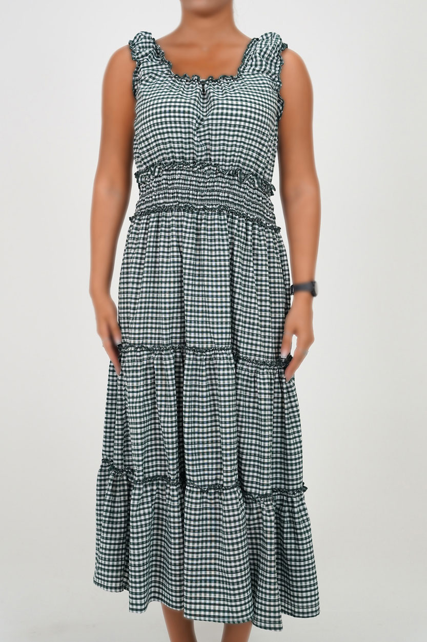 پیراهن بلند نخی زنانه