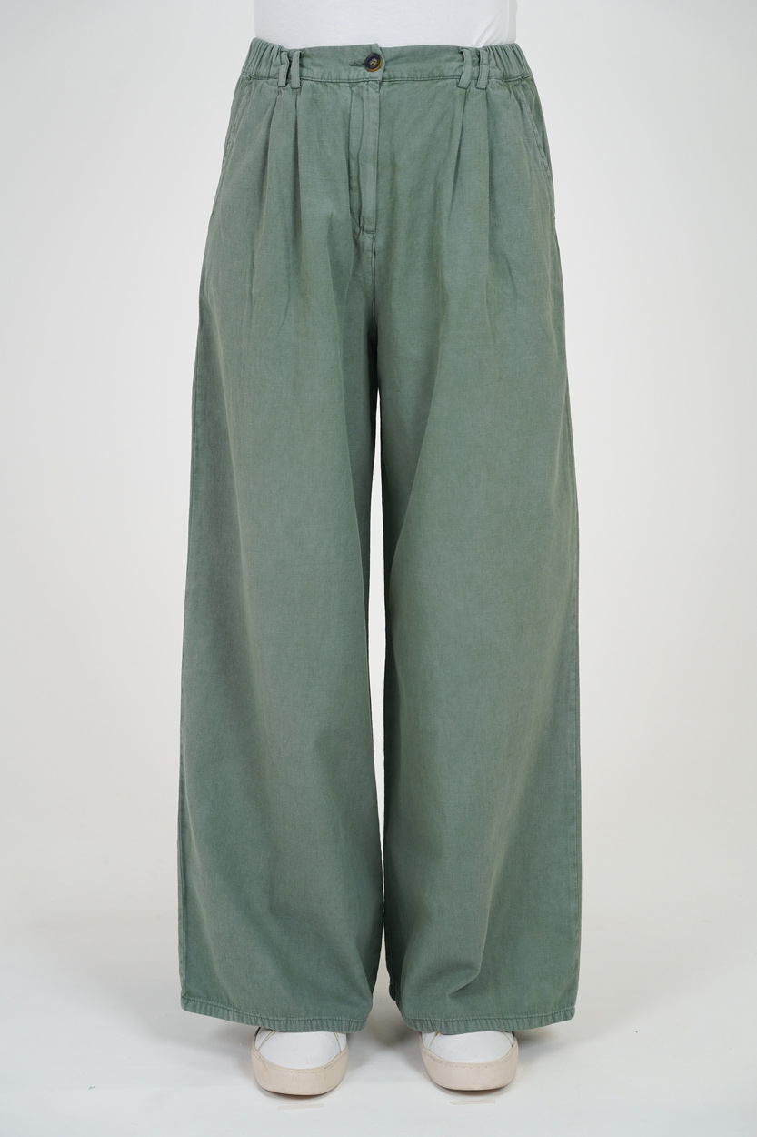 شلوار کتان زنانه مدل فول بگی