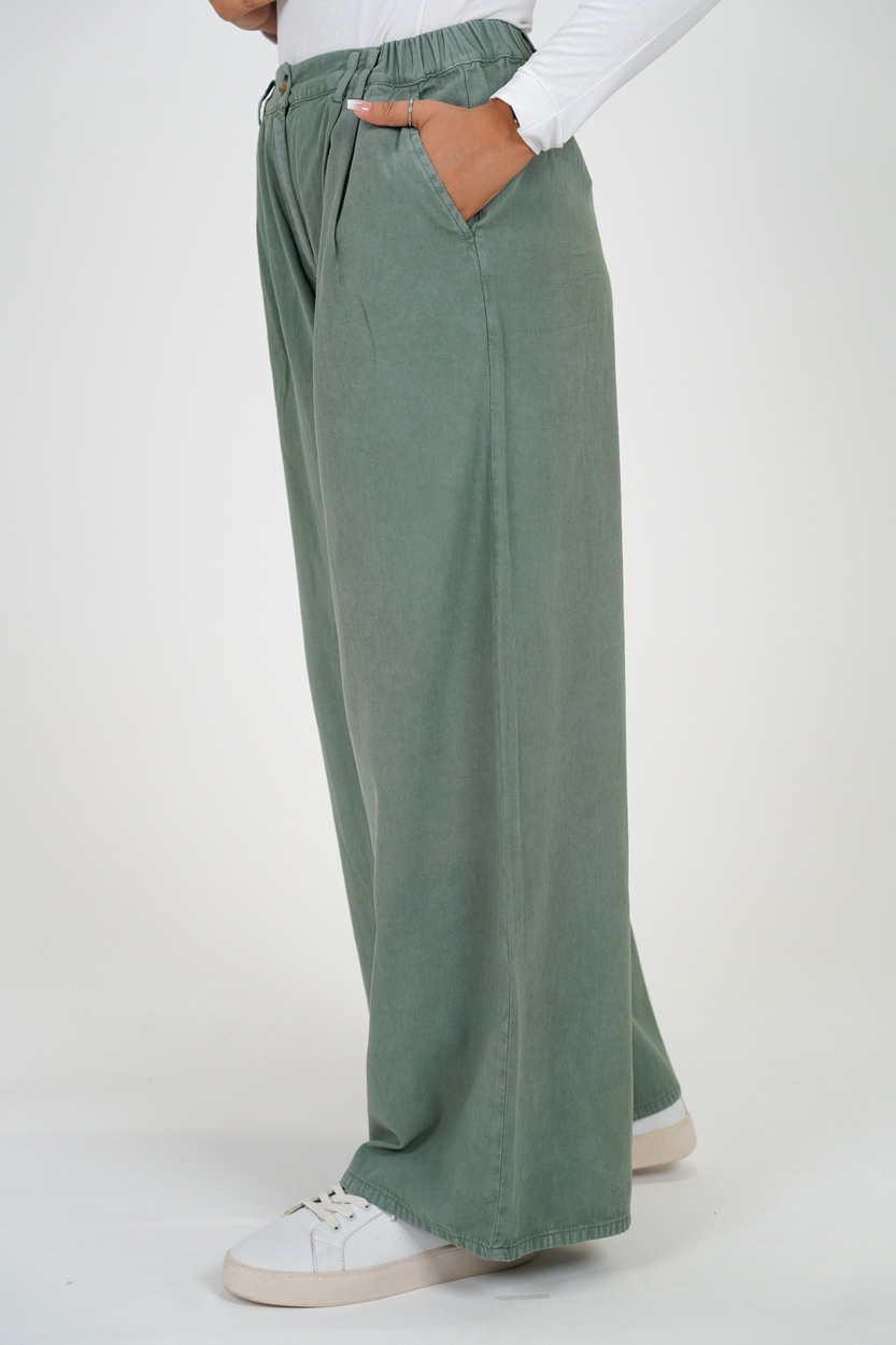 شلوار کتان زنانه مدل فول بگی