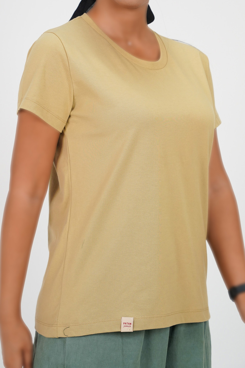 تیشرت آستین کوتاه ساده زنانه