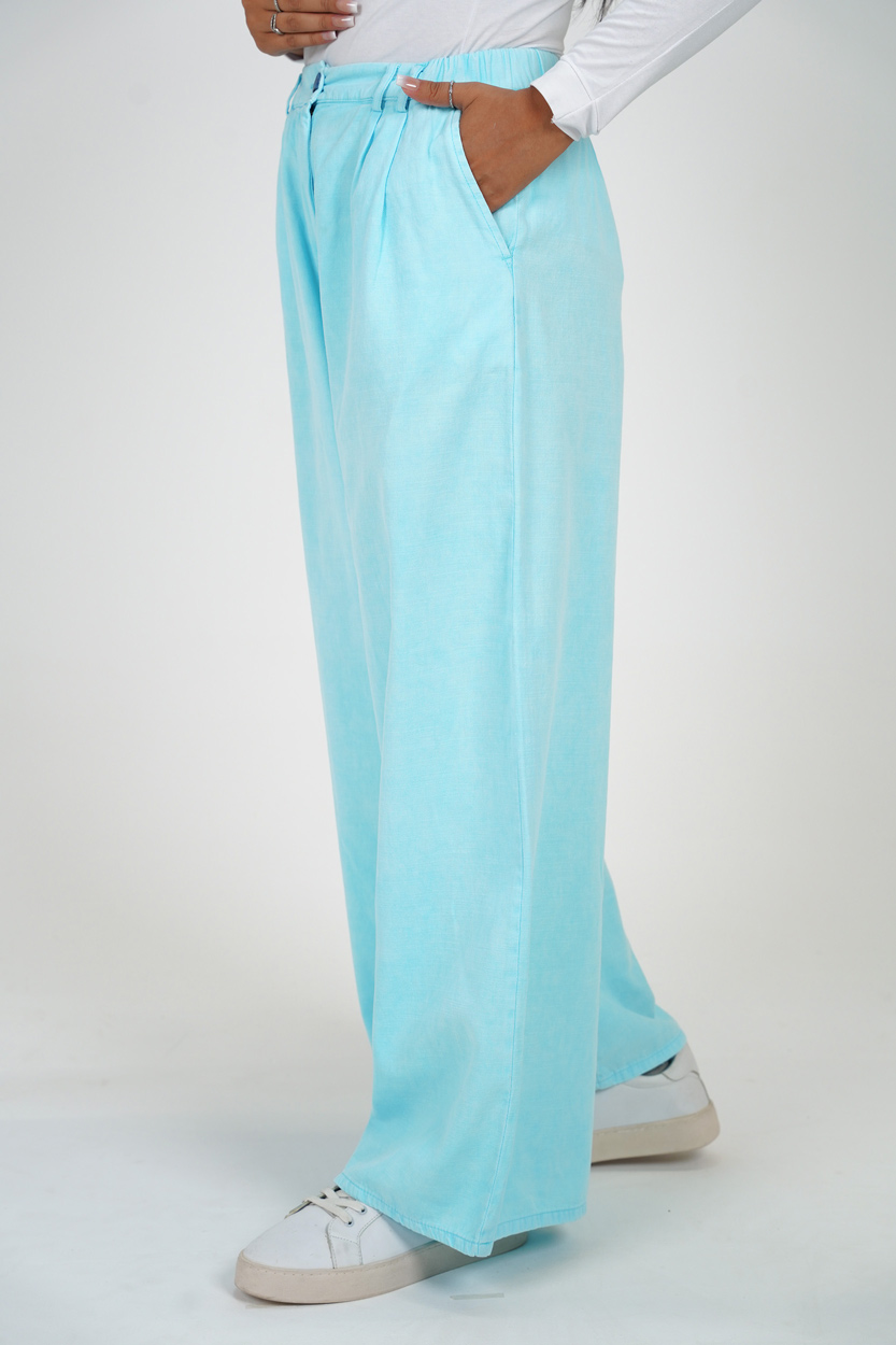 شلوار کتان زنانه مدل فول بگی