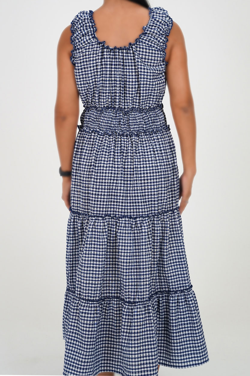 پیراهن بلند نخی زنانه