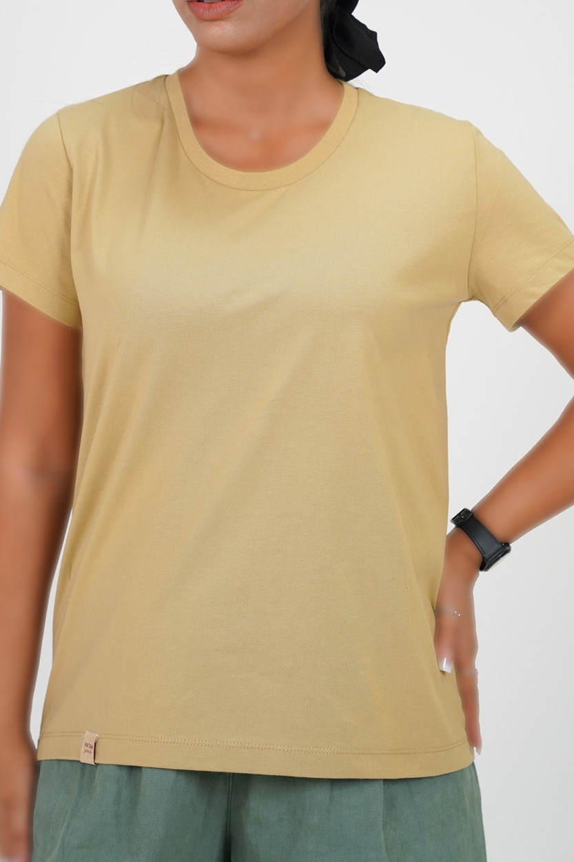 تیشرت آستین کوتاه ساده زنانه