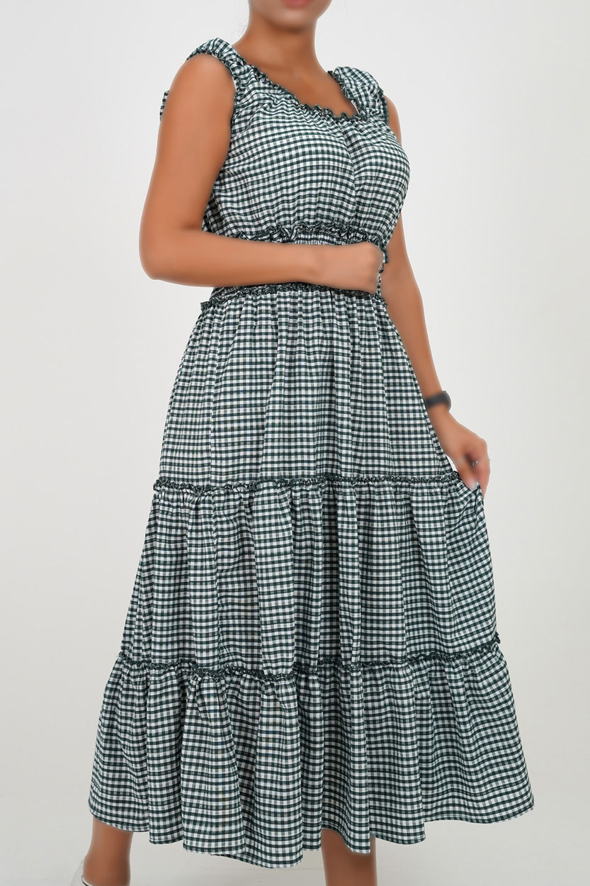 پیراهن بلند نخی زنانه