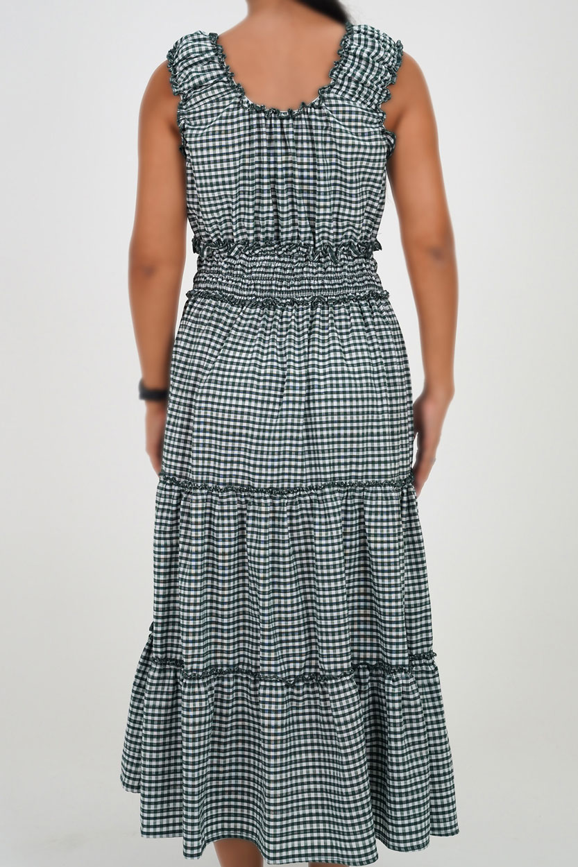 پیراهن بلند نخی زنانه