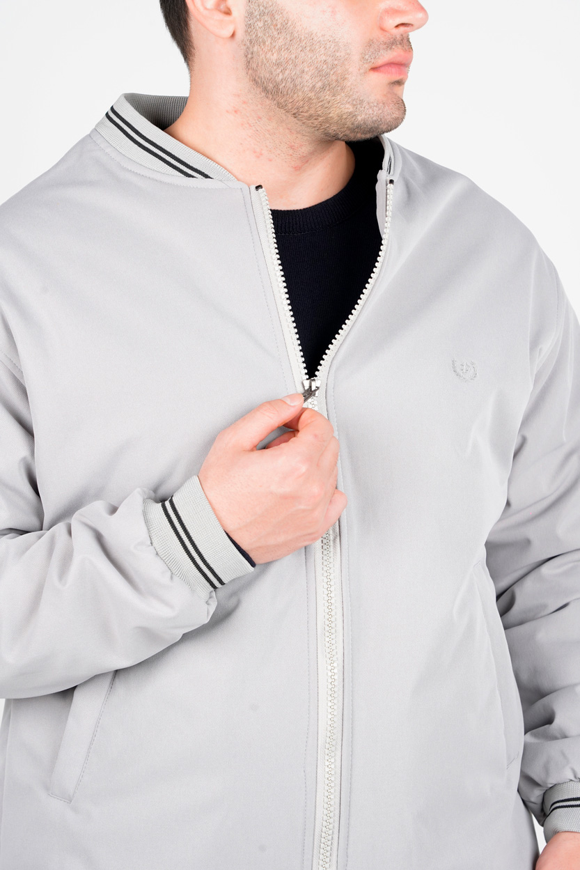 کاپشن کتان یقه ایستاده مردانه