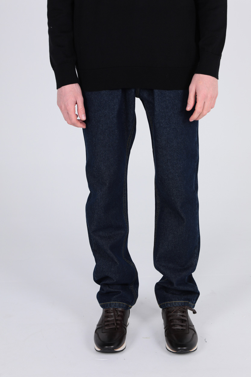 شلوار جین مردانه مدل راسته سرمه ای