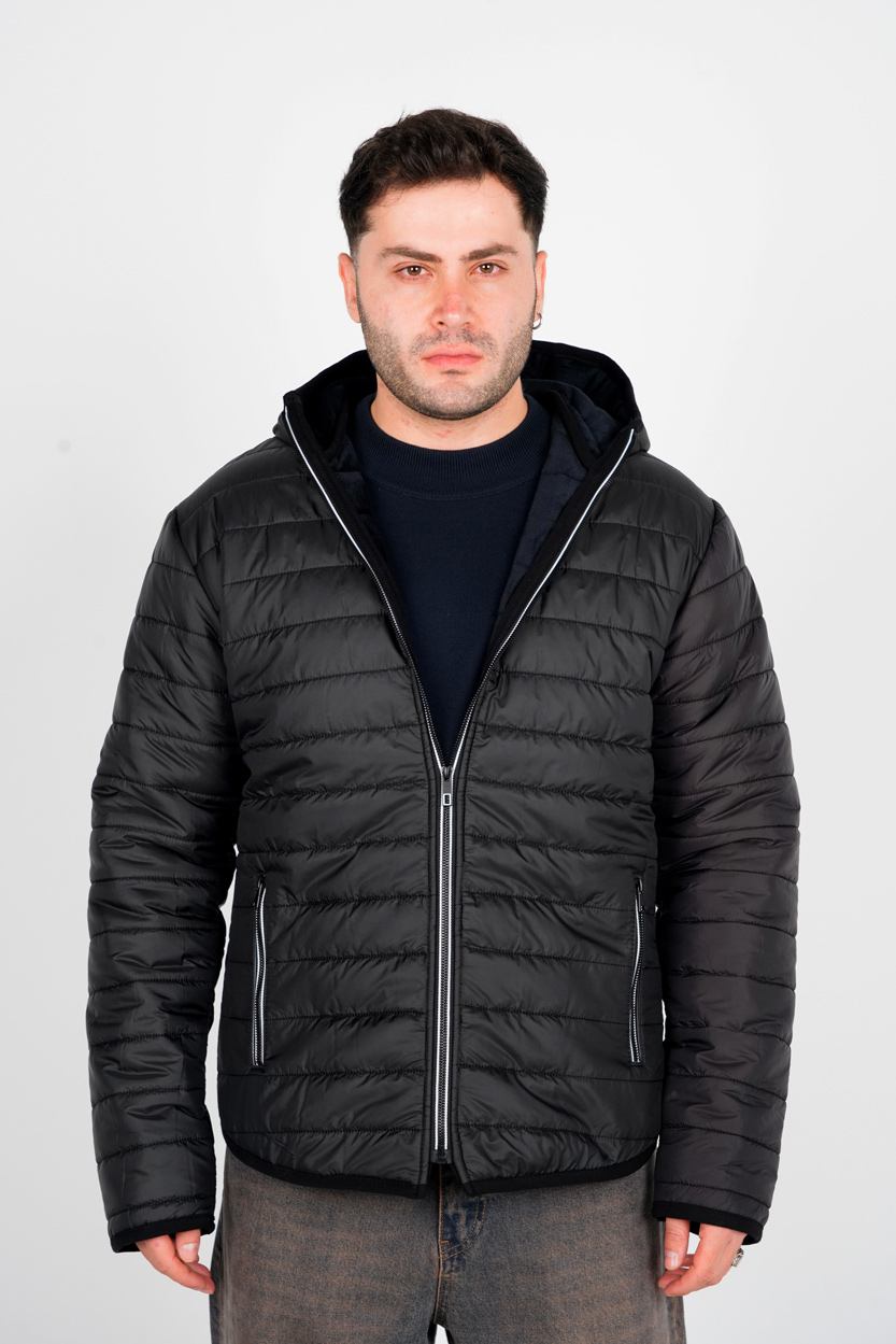 کاپشن کلاهدار شمعی مردانه