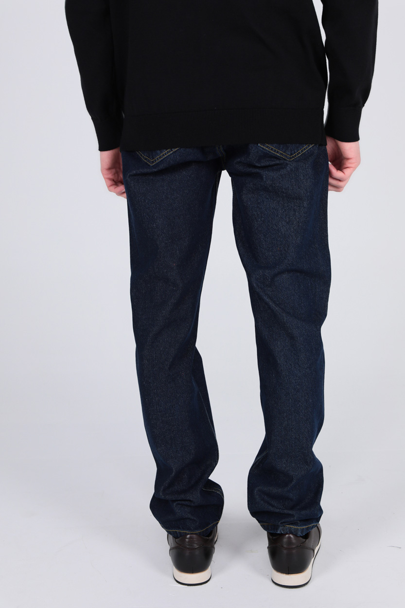 شلوار جین مردانه مدل راسته سرمه ای