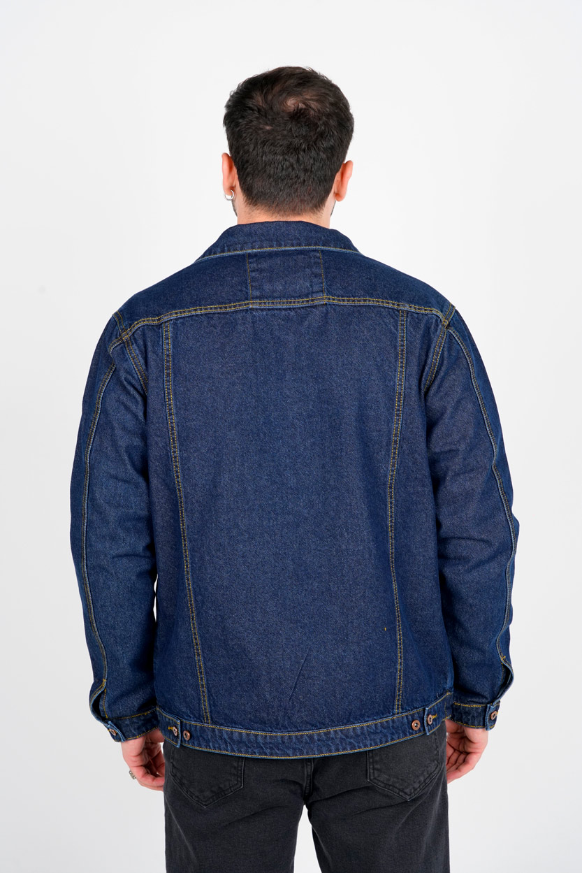 کت جین یقه برگردان مردانه