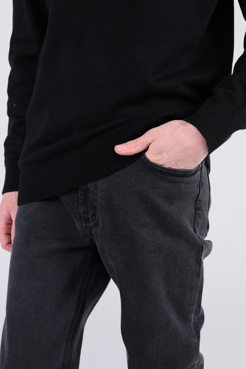 شلوار جین مردانه مدل راسته مشکی