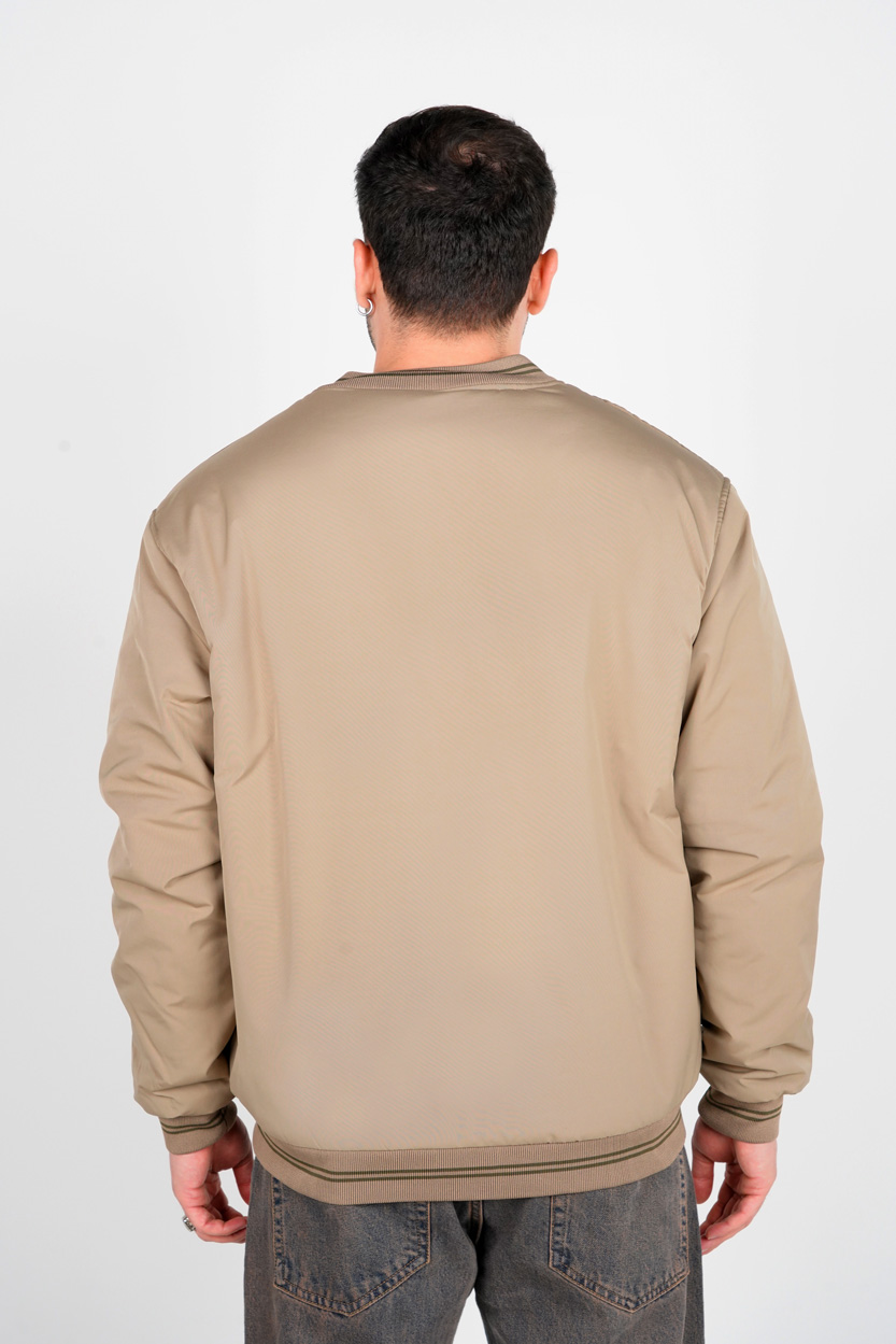 کاپشن کتان یقه ایستاده مردانه