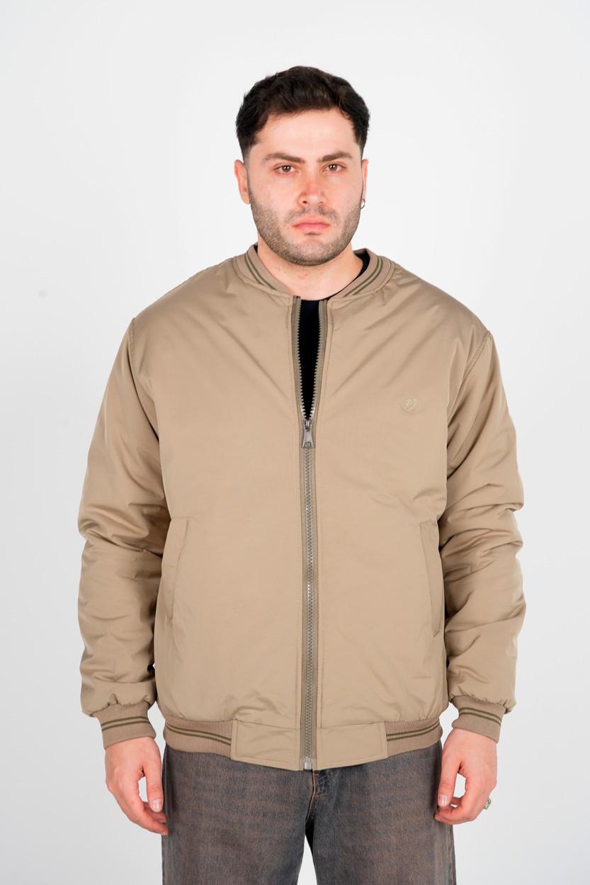 کاپشن کتان یقه ایستاده مردانه